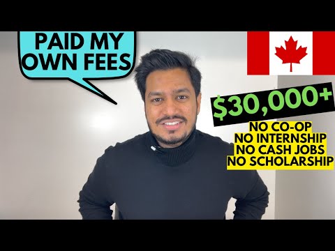 HOW I PAID MY FEES MYSELF WHILE STUDYING IN 🇨🇦 CANADA ? STEP-BY-STEP EVERY DOLLAR BREAKDOWN