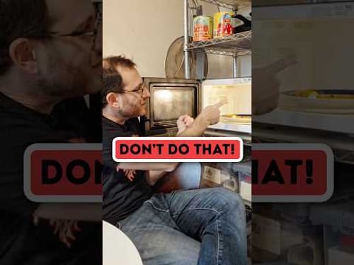 Never Rehear Pizza in a Microwave!