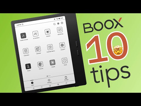 10 Essential Tips to optimize your Boox Go 7 E-Reader!