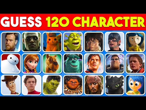 Only 1% Can Name All 120 Famous Movie Characters! 🔥 | 4 Levels: Easy to Impossible