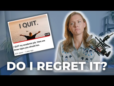 Biggest regret of my life? 4 things I learned after quitting my academic job!