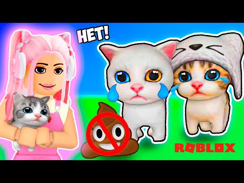КАКАЮЩИЕ КОТИКИ БОЛЬШЕ НЕ МОГУТ КАКАТЬ ! НОВАЯ ВЕЧЕРИНКА КОТИКОВ В РОБЛОКС ! PET PARTY ROBLOX