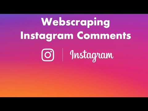 Webscraping Instagram LIVECODING