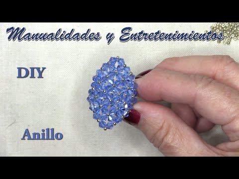DIY - Blue Crystal Ring💍💍💍