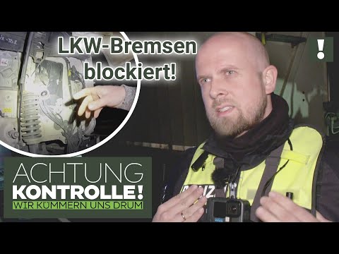 "KNALL gehört & VOLLBREMSUNG gemacht!" LKW bleibt MITTEN auf Autobahn LIEGEN! | Achtung Kontrolle
