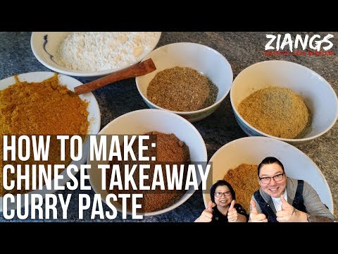 Ziangs: How to Make Chinese Takeaway Curry Paste by Takeaway Owners