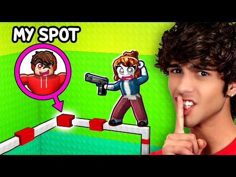 finding IMPOSSIBLE spots in roblox MORPH TOWER...