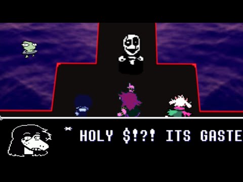 the fun gang meets GASTER!!? pt 1/2 || deltarune ch6 fan anim