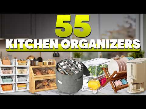 55 Amazon Kitchen Organization & Storage Hacks For Tiny Kitchen Spaces!