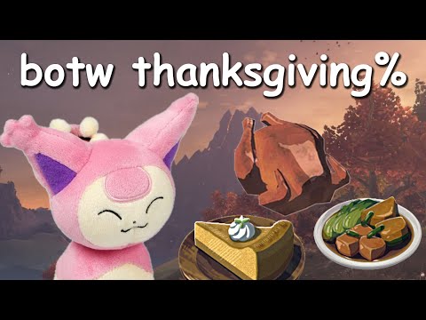 cooking an entire thanksgiving meal in breath of the wild!