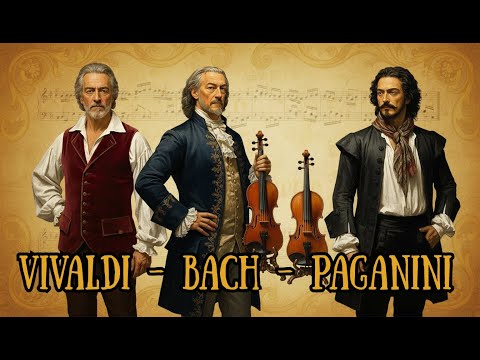 Vivaldi, Bach, Paganini: Three Masters, One Instrument 🎻 The Most Iconic Violin Music Ever Composed