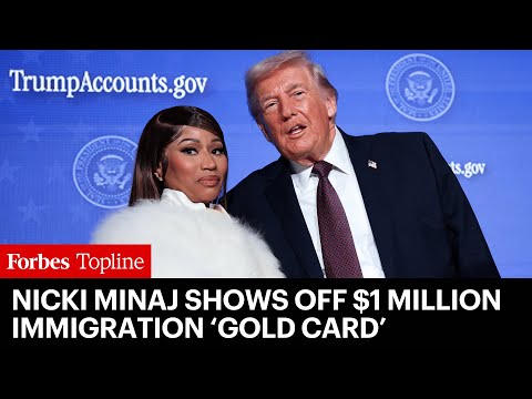 Nicki Minaj Flaunts $1 Million Trump ‘Gold Card’