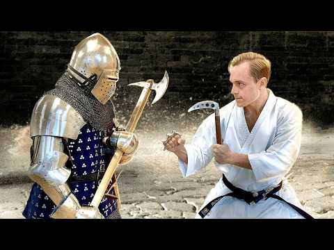 Medieval Knight Destroys Karate Black Belt In SECONDS
