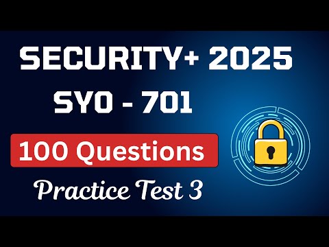#3 Security+ SY0-701 Practice Test 100 Questions | Must-Know Exam Secrets Help You Pass