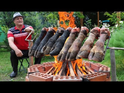 Cooking 8 BULL HOOVES the Old-Fashioned Way – A Forgotten Recipe Returns!