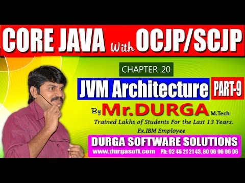 Core Java With OCJP/SCJP-JVM Architecture-Part 9