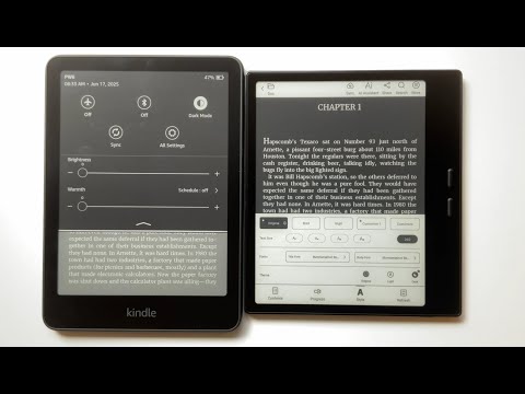 Kindle Paperwhite vs Boox Go 7 BW Comparison Review