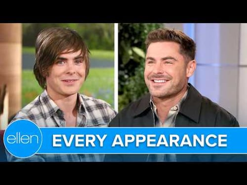 Every Time Zac Efron Appeared on the ‘Ellen’ Show