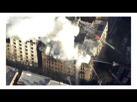 Live stream | Crews battle large apartment fire on New York City's Upper West Side