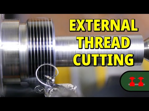 Cutting an External Thread on the Proxxon PD 250/e Lathe