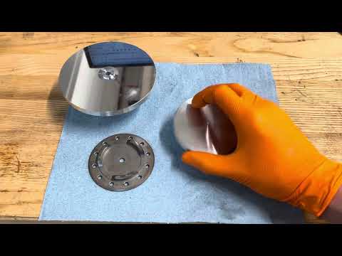 Diamond turning a spherical mirror- roughing and work holding
