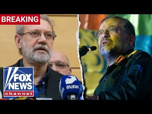 BREAKING: Iran's 'de-facto' leader Ali Larijani KILLED in targeted airstrike