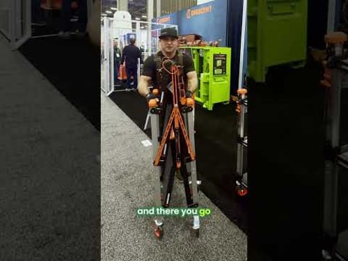 Crescent Site Runner: 300lb Capacity Mini Table That Folds Flat! #shorts