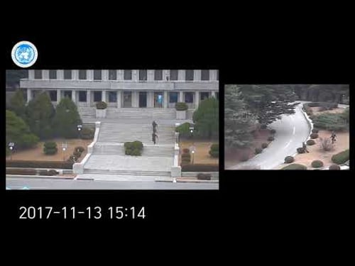 Dramatic video shows escape, shooting of North Korean defector