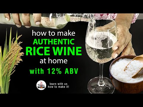 make Rice Wine at home | Traditional Rice Wine with 12% ABV.