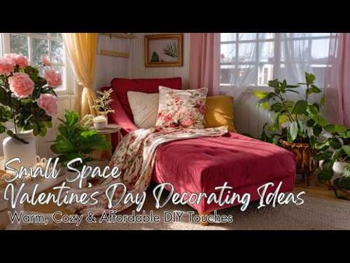 Small Space Valentineās Day Decorating Ideas | Warm, Cozy & Affordable DIY Touches