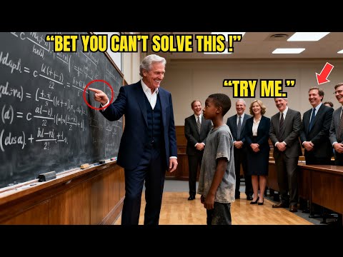 Black Schoolboy Said He'd Solve What Professors Debated for Decades — Thought It Was a Joke Until...