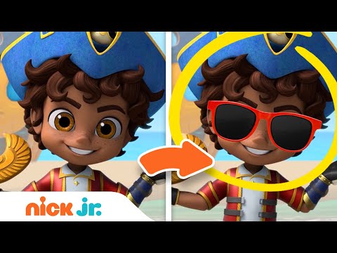 Spot the Difference #13 Pirate Edition 🏴☠️ w/ Santiago, PAW Patrol & Peppa Pig! | Nick Jr.