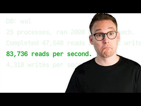 SQLite's WAL mode is fast fast