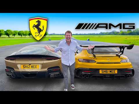 DRAG RACE: Ferrari 12CIlindri vs AMG GT Black Series