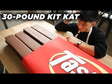 I Made A Giant 30-Pound Kit Kat