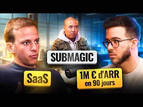 Créer un SaaS et atteindre 1 MILLION d'ARR en 90 JOURS : l'histoire de Submagic 🪄🧑💻