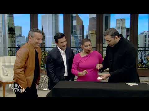 David Blaine Performs Card Tricks