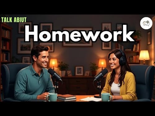 How to Talk About Homework In English | Conversation practice |