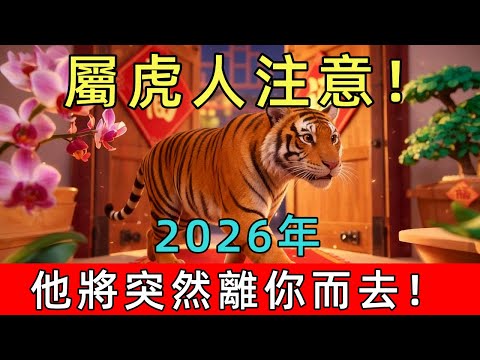 屬虎人注意!2026年他將突然離你而去,請提前作好準備!這人是誰呢?#生肖 #運勢 #命理 #屬相 #風水 #財運 #佛陀 #佛學 #佛法 #佛教
