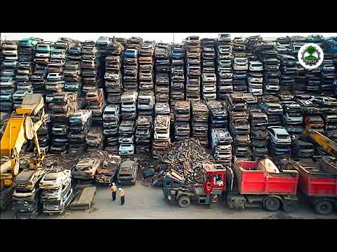 Extreme Dangerous Wood Chipper & Shredder Demolitions: Crushing Everything in Sight! #48