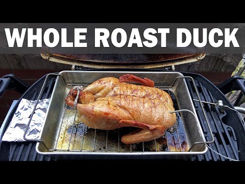 Weber Q Grill: WHOLE ROAST DUCK | Tasty Holiday Alternative to Turkey!