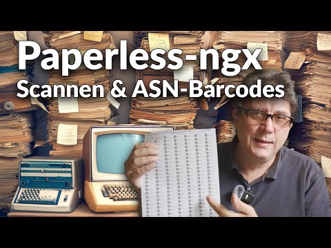 Scanning & ASN barcodes with Paperless-ngx