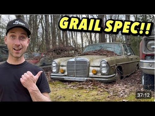 I BOUGHT AN INSANELY RARE ABANDONED MERCEDES (NEVER SEEN THIS BEFORE!)