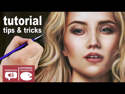 REALISTIC OIL PAINTING PORTRAIT ▶︎ NARRATED TUTORIAL :: BLONDE by Isabelle Richard