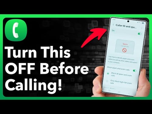 STOP Calling On Your Android Until You Turn This Off