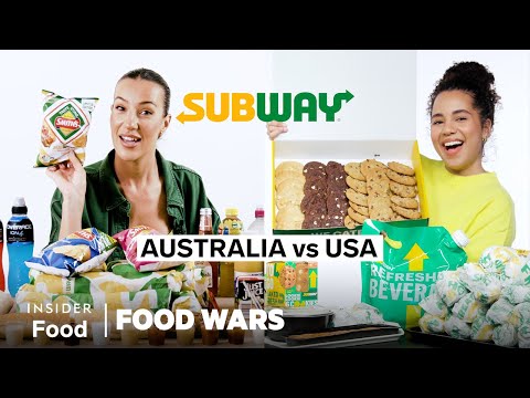 US vs Australia Subway | Food Wars | Insider Food