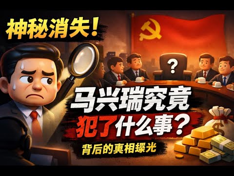 馬興瑞真正被查的原因|他從政治局畫面中「消失」的那一刻,一切就已經結束了