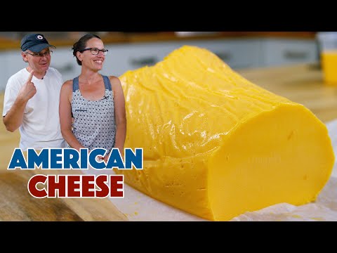 WOW! CRAZY! Home Made Processed American Cheese Recipe - Glen And Friends Cooking