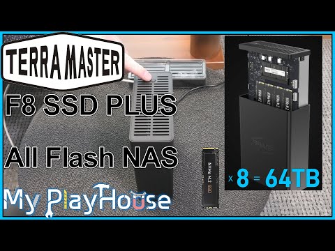 TerraMaster F8-SSD PLUS All Flash 8-Bay HomeNAS - 1423