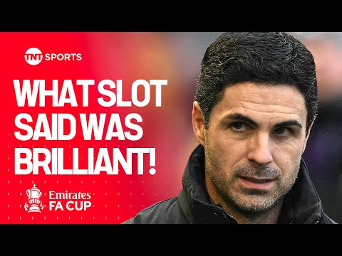 Mikel Arteta reacts after Arsenal's FA Cup third round victory against Portsmouth ๐ด